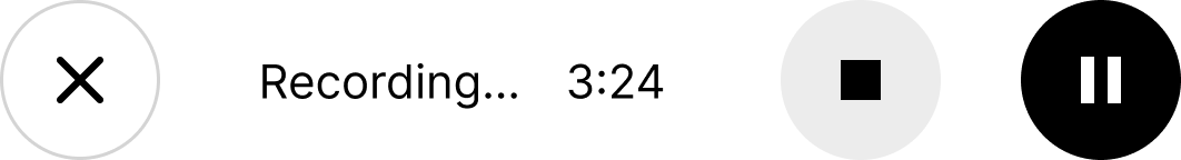 Voice Recording State